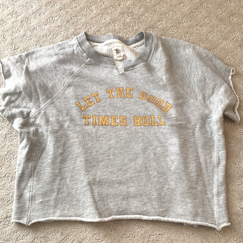 Billabong short sleeved sweatshirt